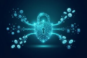 Abstract first-party data trust concept with secure data streams and tokens